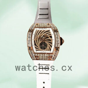 Richard Mille RM51-02 Around 45*37mm Ladies RM51-02-002 Transparent Dial Rose Gold-tone Replica Watches