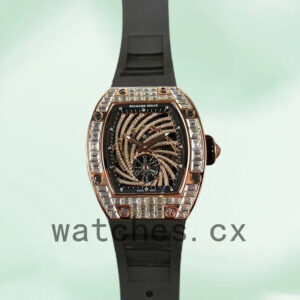 Richard Mille RM51-02 RM51-02-002 Around 45*37mm Ladies Transparent Dial Mechanical Replica Watches