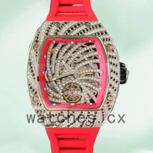 Richard Mille RM51-02 Ladies Around 48*40mm RM51-02-004 Rubber Band Replica Watches