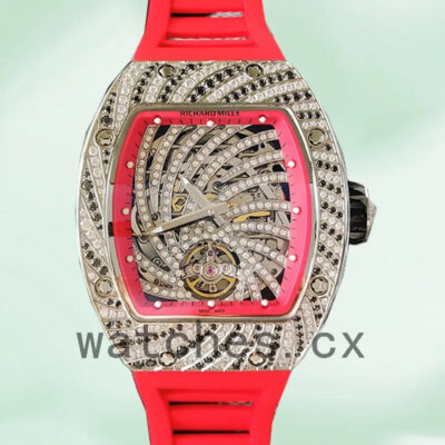 Richard Mille RM51-02 Ladies Around 48*40mm RM51-02-004 Rubber Band Replica Watches