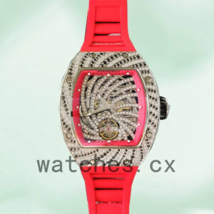 Richard Mille RM51-02 Ladies Around 48*40mm RM51-02-004 Rubber Band Replica Watches