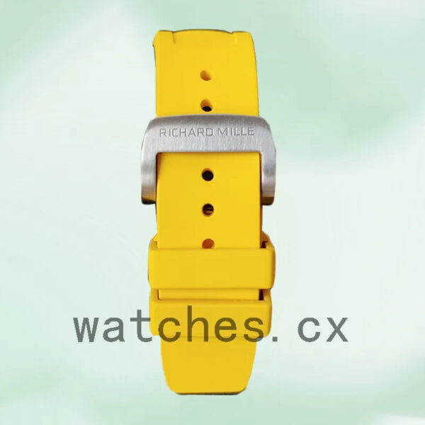 Richard Mille RM51-02 Around 48*40mm Ladies RM51-02-006 Rubber Band Diamond Paved Dial Replica Watches - Image 3