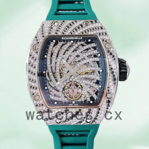 Richard Mille RM51-02 RM51-02-007 Around 48*40mm Ladies Silver-tone Replica Watches