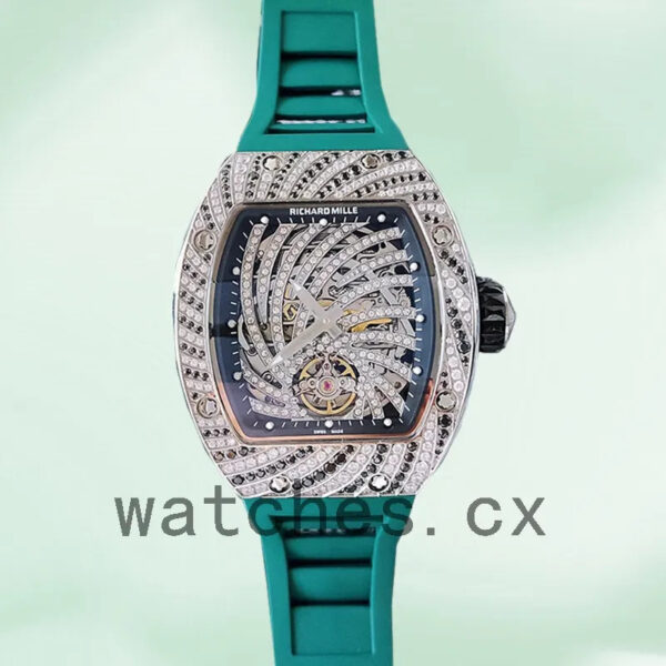 Richard Mille RM51-02 RM51-02-007 Around 48*40mm Ladies Silver-tone Replica Watches
