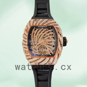 Richard Mille RM51-02 Ladies RM51-02-008 Around 48*40mm Rubber Band Replica Watches