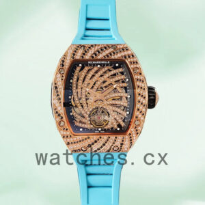 Richard Mille RM51-02 RM51-02-009 Around 48*40mm Ladies Diamond Paved Dial Replica Watches