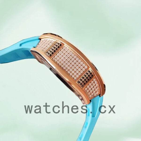 Richard Mille RM51-02 RM51-02-009 Around 48*40mm Ladies Diamond Paved Dial Replica Watches - Image 3