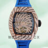 Richard Mille RM51-02 RM51-02-009 Ladies Around 48*40mm Rubber Band Replica Watches