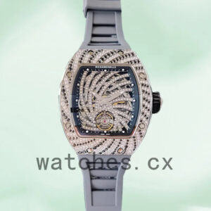Richard Mille RM51-02 Ladies Around 48*40mm RM51-02-010 Silver-tone Replica Watches