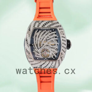 Richard Mille RM51-02 Around 48*40mm RM51-02-011 Ladies Mechanical Rubber Band Replica Watches