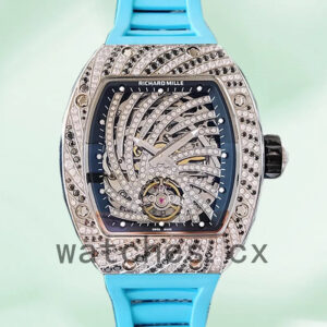 Richard Mille RM51-02 RM51-02-012 Around 48*40mm Ladies Silver-tone Replica Watches