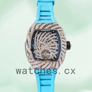 Richard Mille RM51-02 RM51-02-012 Around 48*40mm Ladies Silver-tone Replica Watches