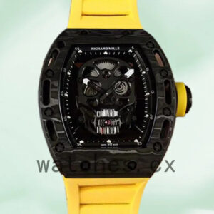 Richard Mille RM052 Men Around 50*43mm RM052-007 Black Mechanical Replica Watches