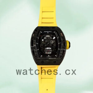 Richard Mille RM052 Men Around 50*43mm RM052-007 Black Mechanical Replica Watches