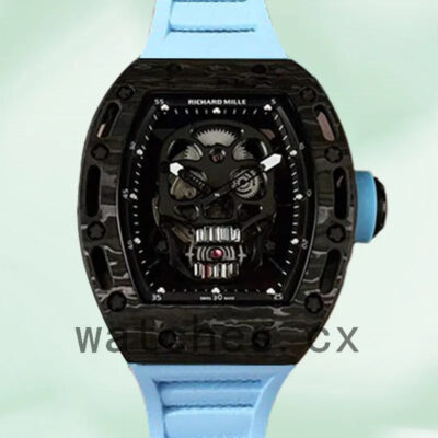 Richard Mille RM052 Around 50*43mm Men RM052-009 Black Mechanical Replica Watches