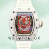Richard Mille RM52-01 RM52-01-001 Men Around 50*42mm White Replica Watches