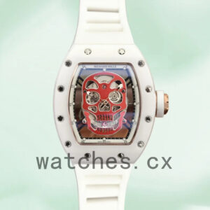 Richard Mille RM52-01 RM52-01-001 Men Around 50*42mm White Replica Watches