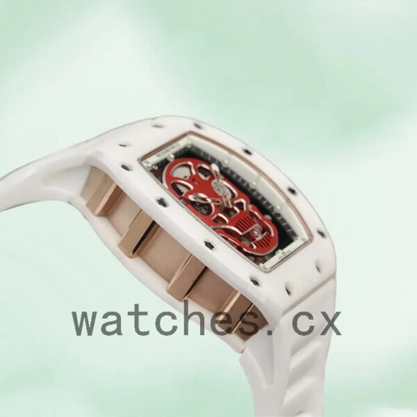 Richard Mille RM52-01 RM52-01-001 Men Around 50*42mm White Replica Watches - Image 3