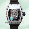 Richard Mille RM52-01 Around 50*43mm Men RM52-01-003 Silver Replica Watches