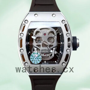 Richard Mille RM52-01 Around 50*43mm Men RM52-01-003 Silver Replica Watches