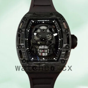 Richard Mille RM052 Men RM052-010 Around 50*43mm Mechanical Black Replica Watches