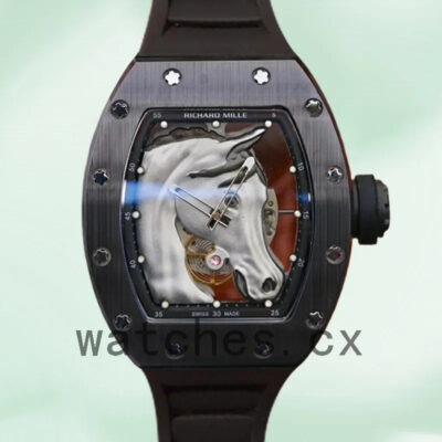 Richard Mille RM52-02 Men RM52-02-005 Around 50*40mm Black Replica Watches