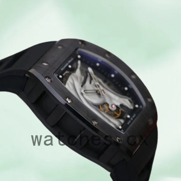Richard Mille RM52-02 Men RM52-02-005 Around 50*40mm Black Replica Watches