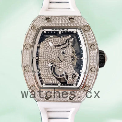 Richard Mille RM52-02 Around 43mm Men RM52-02-015 Horse Dial Replica Watches