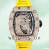Richard Mille RM52-02 Men Around 43mm RM52-02-016 Rubber Band Horse Dial Replica Watches