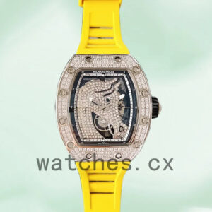 Richard Mille RM52-02 Men Around 43mm RM52-02-016 Rubber Band Horse Dial Replica Watches