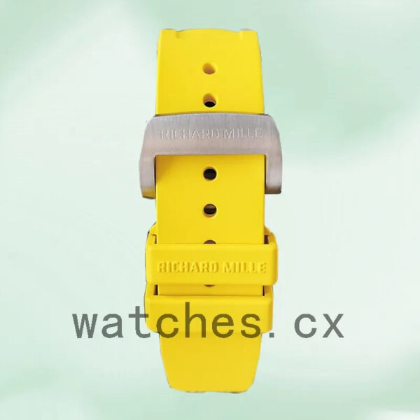 Richard Mille RM52-02 Men Around 43mm RM52-02-016 Rubber Band Horse Dial Replica Watches - Image 3