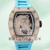 Richard Mille RM52-02 RM52-02-016 Around 43mm Men Rubber Band Replica Watches