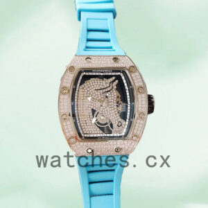 Richard Mille RM52-02 RM52-02-016 Around 43mm Men Rubber Band Replica Watches