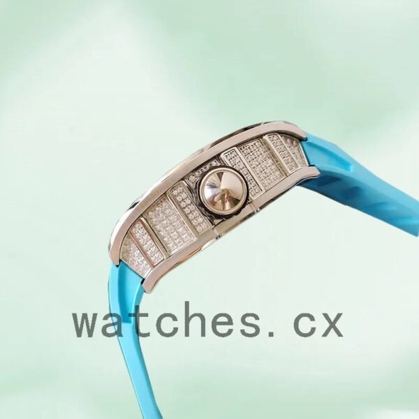 Richard Mille RM52-02 RM52-02-016 Around 43mm Men Rubber Band Replica Watches - Image 3