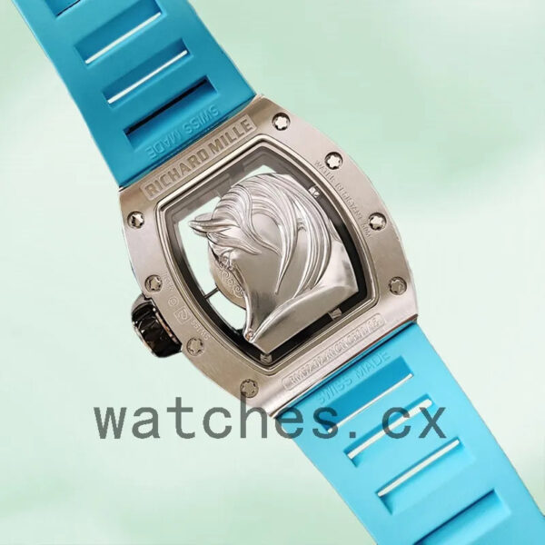 Richard Mille RM52-02 RM52-02-016 Around 43mm Men Rubber Band Replica Watches - Image 4