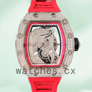 Richard Mille RM52-02 Men Around 43mm RM52-02-016 Silver-tone Replica Watches