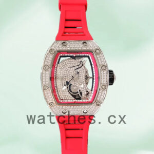 Richard Mille RM52-02 Men Around 43mm RM52-02-016 Silver-tone Replica Watches