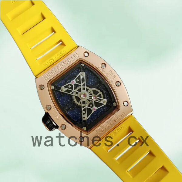 Richard Mille RM52-05 RM52-05-001 Around 50*42mm Men Rose Gold-tone Mars Earth Dial Replica Watches - Image 4