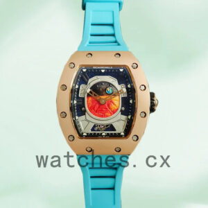Richard Mille RM52-05 RM52-05-002 Men Around 50*42mm Rose Gold-tone Replica Watches