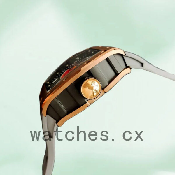Richard Mille RM52-05 Men RM52-05-003 Around 50*42mm Rubber Band Mars Earth Dial Replica Watches - Image 3