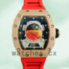 Richard Mille RM52-05 Around 50*42mm RM52-05-005 Men Rose Gold-tone Mechanical Replica Watches