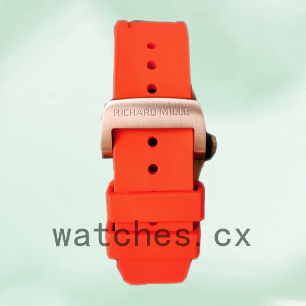 Richard Mille RM52-05 Around 50*42mm RM52-05-005 Men Rose Gold-tone Mechanical Replica Watches - Image 3