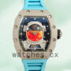 Richard Mille RM52-05 Around 50*42mm RM52-05-007 Men Rubber Band Replica Watches