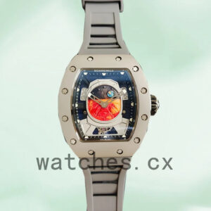 Richard Mille RM52-05 Around 50*42mm RM52-05-009 Men Mechanical Silver-tone Replica Watches
