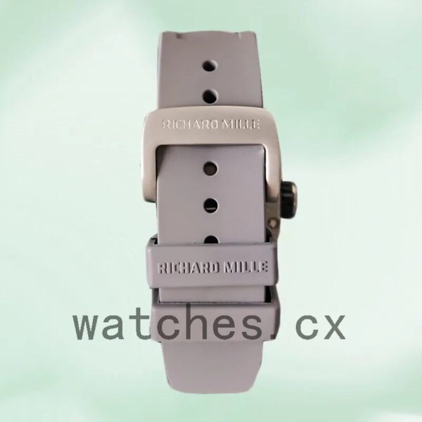 Richard Mille RM52-05 Around 50*42mm RM52-05-009 Men Mechanical Silver-tone Replica Watches - Image 3