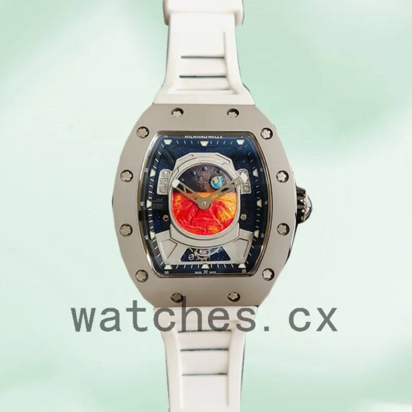 Richard Mille RM52-05 Men RM52-05-010 Around 50*42mm Mars Earth Dial Mechanical Replica Watches - Image 4