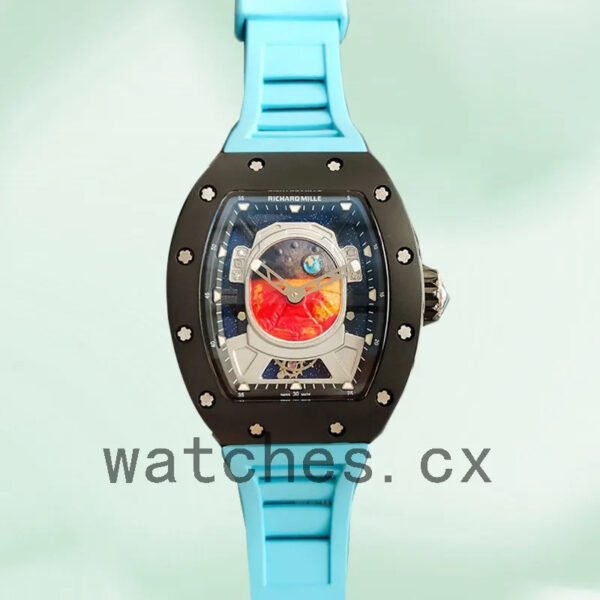 Richard Mille RM52-05 RM52-05-011 Men Around 50*42mm Black Replica Watches