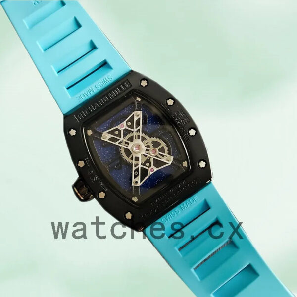 Richard Mille RM52-05 RM52-05-011 Men Around 50*42mm Black Replica Watches - Image 3