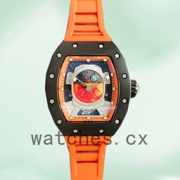 Richard Mille RM52-05 RM52-05-011 Men Around 50*42mm Black Replica Watches - Image 6