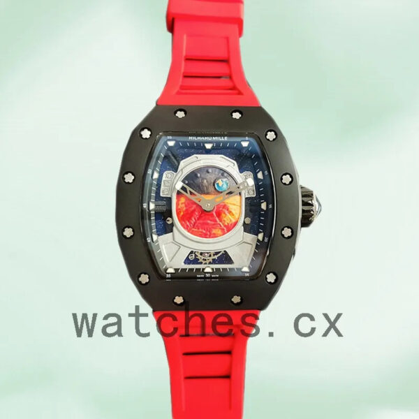 Richard Mille RM52-05 RM52-05-011 Men Around 50*42mm Black Replica Watches - Image 5